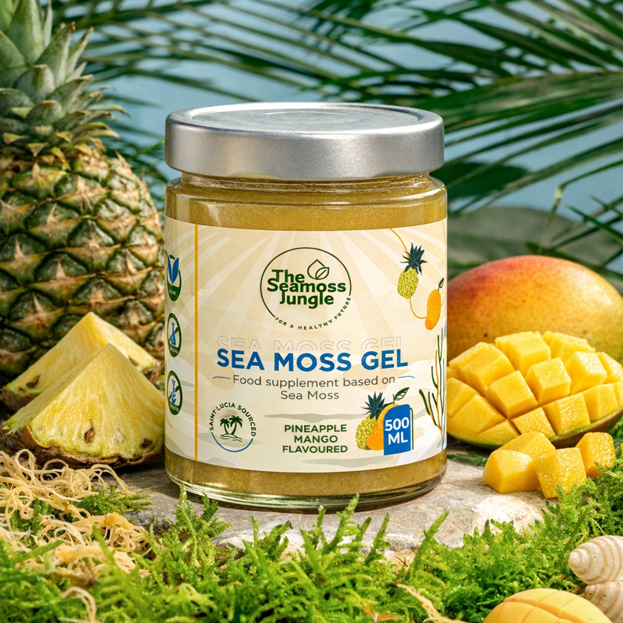 Sea Moss Gel - Mango - 500 ml