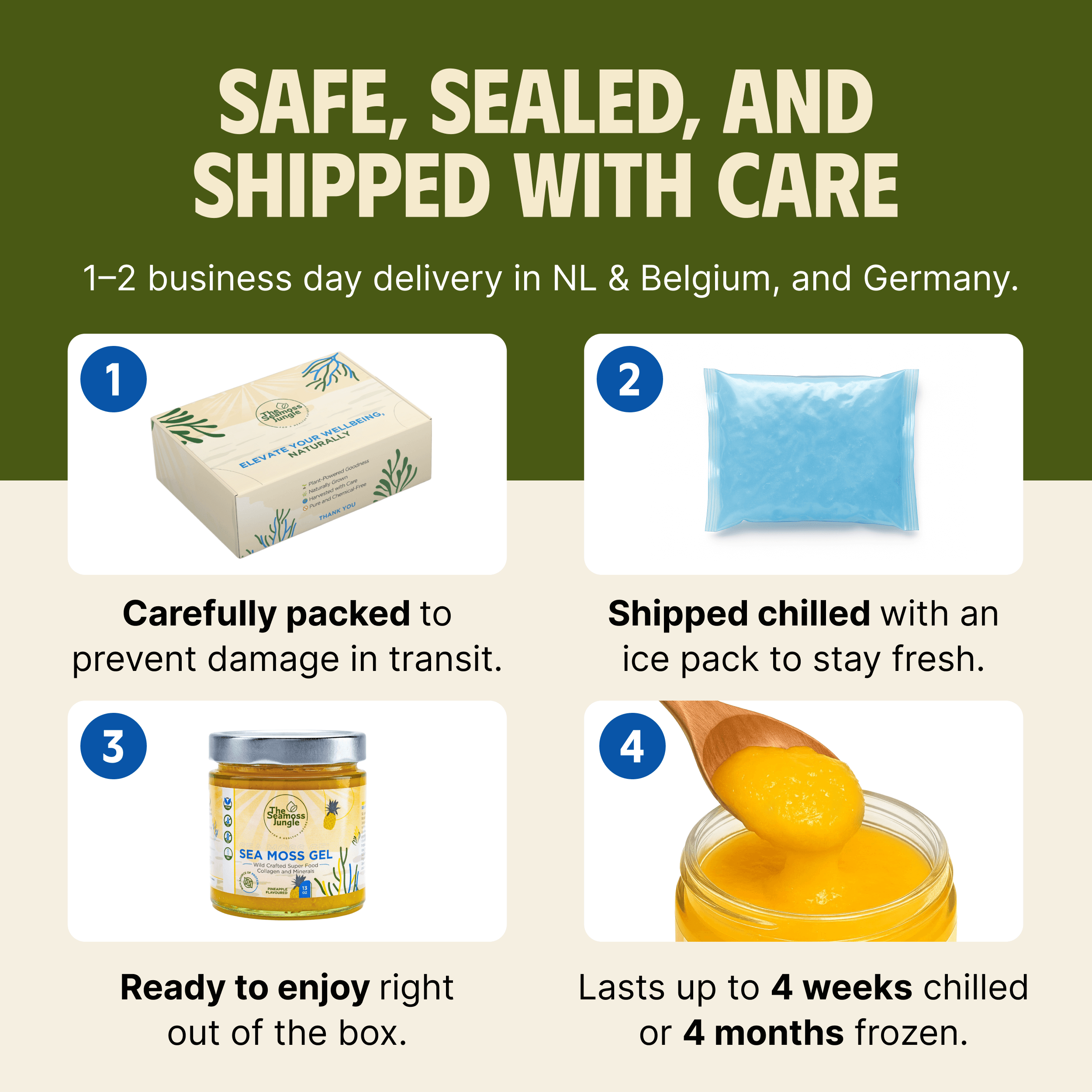 Sea Moss Gel - Mango 